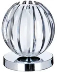 Searchlight Tischleuchte Claw Touch, Chrom, Metall, Kunststoff, Glas, rund,rund, 14