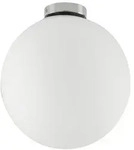 meineWunschleuchte Led-Deckenleuchte, Silber, Wei&szlig;, Glas, Metall, Rund,Rund,
