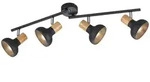 Strahler Latika, Schwarz, Metall, 71x18.5x13.5 cm, Lampen & Leuchten,