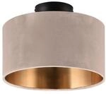 Trio Leuchten Deckenleuchte Julieta, Gold, Beige, Metall, Textil, 30x22x30 cm, Lampen