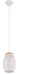 H&auml;ngeleuchte Bidar, Wei&szlig;, Metall, 150 cm, Lampen & Leuchten, Innenbeleuchtung,
