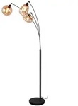 Trio Leuchten Stehlampe, Schwarz, Metall, 71.5x200x71.5 cm, Lampen & Leuchten,