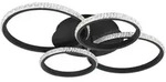 Led-Deckenleuchte Cires, Klar, Schwarz, Transparent, Metall, Kunststoff, 8.5 cm, 3