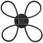 Trio Leuchten Led-Deckenleuchte Fly, Schwarz, Wei&szlig;, Metall, Kunststoff, 7.5 cm,