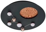 Trio Leuchten Led-Deckenleuchte Zodiac, Braun, Schwarz, Metall, 10 cm, Lampen &