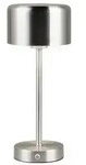 Trio Leuchten Tischlampe, Silber, Metall, 12.6x30x12.6 cm, Lampen & Leuchten,