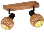 meineWunschleuchte Deckenstrahler, Natur, Holz, Naturmaterialien, 30x18x14 cm, Lampen