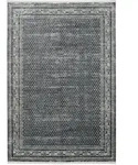 Dieter Knoll Webteppich Monza, Dunkelgrau, Textil, Abstraktes, rechteckig, 160x230
