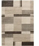 Novel Webteppich Palazzo Bloc, Braun, Beige, Textil, Abstraktes, rechteckig, 80x150