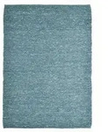 Sansibar Sylt Webteppich, Petrol, Textil, Uni, Rechteckig, 40x60 cm, f&uuml;r