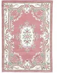 Theko Handtuftteppich, Rosa, Textil, Floral, Rechteckig, 290x390 cm, antistatisch,