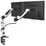 Mid.you Monitor-Halterung, Schwarz, Wei&szlig;, Metall, 66x34x32 cm, 360&deg; drehbar,