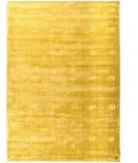 Tom Tailor Handwebteppich, Gold, Textil, Uni, rechteckig, 85x155 cm, Teppiche &