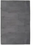 Obsession Hochflorteppich My Cha Cha, Grau, Textil, Struktur, quadratisch, 60x110 cm,