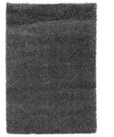 Novel L&auml;ufer Fashion Shaggy, Dunkelgrau, Textil, Uni, rechteckig, 80x200 cm, in