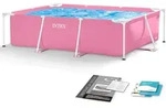 Pool, Rosa, Textil, 220x60x150 cm, Freizeit, Pools und Wasserspa&szlig;, Pools
