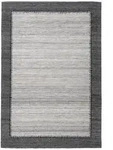 Kayoom Flachwebeteppich Phoenix 310 Grau / Anthrazit, Anthrazit, Grau, Textil,