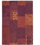 Kayoom Flachwebeteppich, Rot, Textil, Patchwork, rechteckig, 80x150 cm, pflegeleicht,
