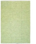 Kayoom Flachwebeteppich Aperitif 310 Gr&uuml;n, Gr&uuml;n, Textil, Struktur, rechteckig,