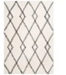 Kayoom Hochflorteppich Orlando 125 Elfenbein, Creme, Textil, Retro, rechteckig,
