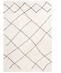 Kayoom Hochflorteppich Orlando 525 Elfenbein, Creme, Textil, Retro, rechteckig,
