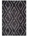Kayoom Hochflorteppich Orlando 225 Anthrazit, Anthrazit, Textil, Retro, rechteckig,