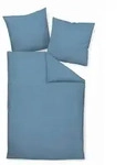 Janine Bettw&auml;sche, Blau, Textil, Uni, 200x220 cm, Textiles Vertrauen - Oeko-Tex&reg;,