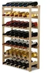 Proregal Weinregal, Natur, Holz, Kiefer, Rechteckig, 63x102x25 cm, Wohnzimmer,