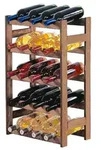 Proregal Weinregal, Braun, Holz, Kiefer, Rechteckig, 43x70x25 cm, Wohnzimmer, Regale,