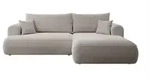 Selsey Ecksofa, Mokka, Kunststoff, L-Form, Ottomane rechts, 260x165 cm, Wohnzimmer,