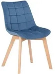 CLP Stuhl, Blau, Holz, 46x82x61 cm, Esszimmer, St&uuml;hle, Esszimmerst&uuml;hle,