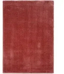 Novel Webteppich Soft Dream, Rosa, Rot, Textil, Uni, rechteckig, 240x340 cm, in
