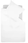 Fleuresse Bettw&auml;sche, Wei&szlig;, Textil, Uni, 240x220 cm, edel gl&auml;nzend, weiche und