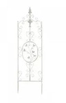 CLP Rankgitter, Creme, Metall, 35x122x1 cm, Gartenzubeh&ouml;r, Gartendeko