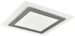Trio Leuchten Led-Deckenleuchte Morgan, Wei&szlig;, Nickel, Metall, 45x4.2x45 cm,
