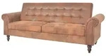 vidaXL 2-Sitzer, Braun, Leder, 82x196x85 cm, Wohnzimmer, Sofas & Couches, Sofas