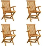vidaXL Gartenklappsessel,, Braun, Holz, 55x89x60 cm, Gartenm&ouml;bel, Gartenst&uuml;hle,