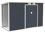 Juskys Ger&auml;teschuppen, Anthrazit, Metall, 213x173x130 cm, Aufbewahrung &
