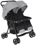 Graco Geschwisterwagen DuoRider, Grau, Schwarz, Textil, 70x78x102 cm,