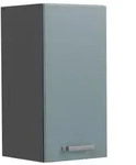 Vicco H&auml;ngeschrank, Blaugrau, Anthrazit, Holzwerkstoff, 1 F&auml;cher, Rechteckig,