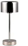 Trio Leuchten Tischlampe, Grau, Metall, 12.6x30x12.6 cm, Lampen & Leuchten,
