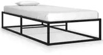 vidaXL Bettgestell, Schwarz, Metall, Schlafzimmer, Betten