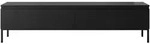 Selsey Tv-Schrank, Schwarz, Metall, 175x46x32 cm, Wohnzimmer, Wohnw&auml;nde, Lowboards,