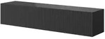 Selsey Tv-H&auml;ngeboard, Schwarz, Holzwerkstoff, 140x28.5x31.6 cm, Wohnzimmer,