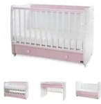 Lorelli Babybett, Rosa, Holzwerkstoff, 70x140 cm, Babym&ouml;bel, Babybetten,...