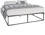 CLP Metallbett, Schwarz, Metall, 185.5x205.5 cm, Schlafzimmer, Betten, Metallbetten