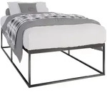 CLP Metallbett, Schwarz, Metall, 105.5x205.5 cm, Schlafzimmer, Betten, Metallbetten