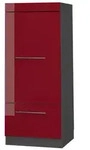 Vicco Vorratsschrank, Bordeaux, Anthrazit, Holzwerkstoff, 1 F&auml;cher, 1...
