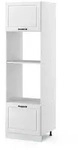 Vicco Mikrowellenschrank, Wei&szlig;, Wei&szlig;, Holzwerkstoff, 1 F&auml;cher, Rechteckig,