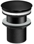 Ablaufventil, Schwarz, Metall, 8.3 cm, Badezimmer, Waschbecken & Armaturen,